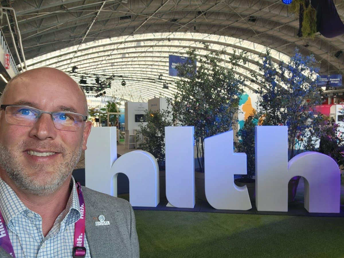 Tim at HLTH Conference